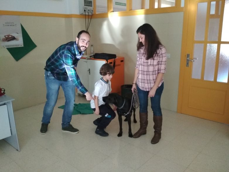 1ºEP RECIBE A LOS VETERINARIOS 24/01/18