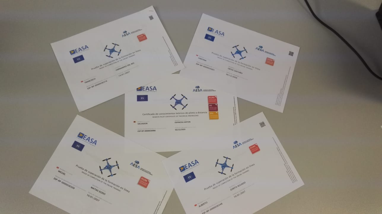Drones certificados